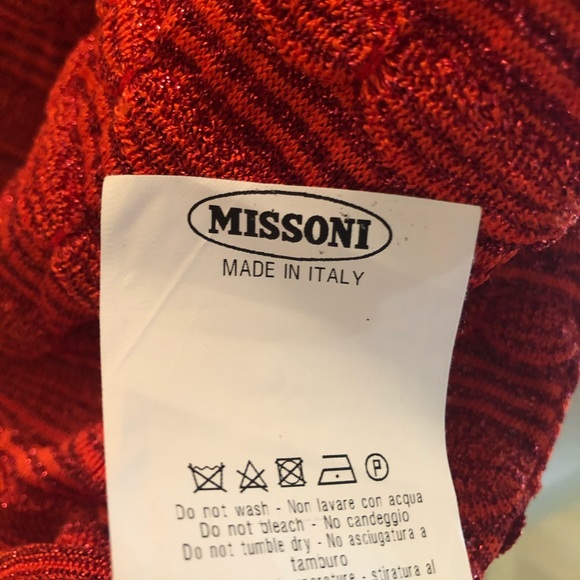 BRAND NEW Missoni red dress with original slip - Picture 4 of 8